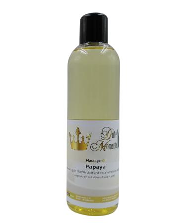 Billing moments massage oil 250ml / fragrance: papaya / without paraffin and artificial additives / also suitable for the professional user