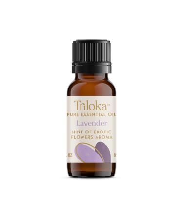 Lavender - Triloka Aromatherapy Essential Oil - 1/3 Ounce Bottle