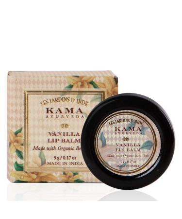 Kama Ayurveda Vanilla Lip Balm 5G - Nourishing & Natural Lip Care for Soft Lips - Buy Online on GoSupps.com