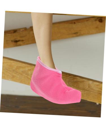 VICASKY Paquet De Cire De Paraffine Pour Pieds 2 Paires pais Rev tement En Cire De Paraffine Spa Soins Des Pieds Hydratants Enveloppement Professionnel Rose Bord Blanc - Buy Online on GoSupps.com