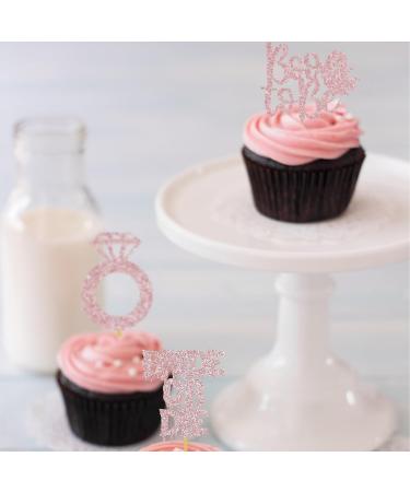 Halloween Bachelorette Cupcake Topper Boo To Be Ring Bride Or Die Skull Heart Blood Glitter Food Picks Horror Ghost Engagement Party Decorations Rose Gold - Buy Online on GoSupps.com