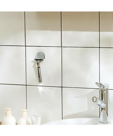 Razor Holder for Shower | Waterproof Plastic Razor Rack with Suction Cup Hook - No Scratch Design - Buy Online on GoSupps.com