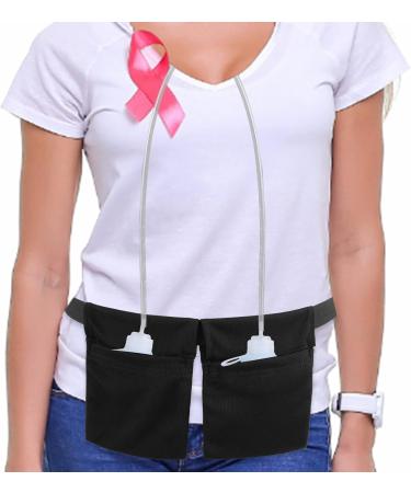 Tummy Tuck Post Surgery Supplies | Adjustable Mastectomy Drain Holder & Shower Bag | Must-Have Recovery Essentials (Black - Buy Online on GoSupps.com