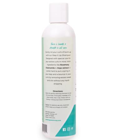 Step It Up Shampoo for Wavy Kinky Coily & Curly Hair | 8oz Natural Formula | Sulfate & Paraben Free | Ideal for Active Lifestyles - Buy Online on GoSupps.com
