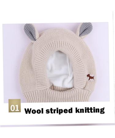 Buy Weduspaty Cute Beige Dog Knitted Hat | Stylish Pet Accessory for International Shipping - Buy Online on GoSupps.com