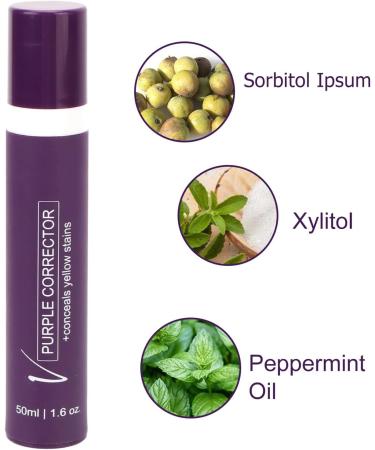 Angrek Purple Teeth Whitening Toothpaste - Color-Corrected Stain Removal & Gentle Deep Cleaning 50ml - Buy Online on GoSupps.com