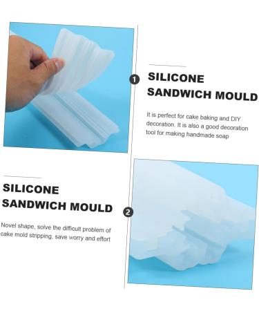 Zerodeko 1pc Sandwich Tube Mold Mousse Cake Core Mould Silicone Candle Mold Large Silicone Soap Tube Molds Soap Making Tube Silicone Molds Kitchen Baking Mold Silica Gel Self Made Insert 32X6.3X3.7CM - Buy Online on GoSupps.com