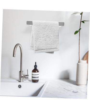 Artibetter Towel Rack Rack Cabinet Towel Holder Suction Towel Bar Bathroom Single Towel Bar Towels Plastic Pp Grey 25.7X6.5CM - Buy Online on GoSupps.com