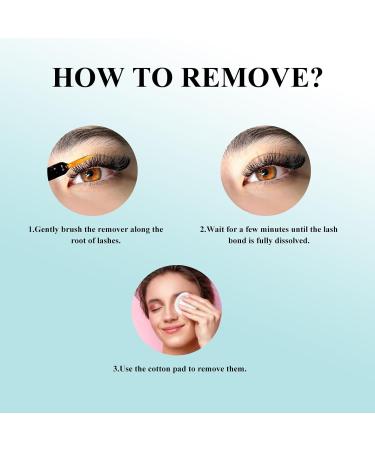 SISILILY Lash Extension Kit - 72 Individual Lashes with Bond & Seal | C D Curl DIY Reusable Fluffy Eyelash Clusters - Buy Online on GoSupps.com