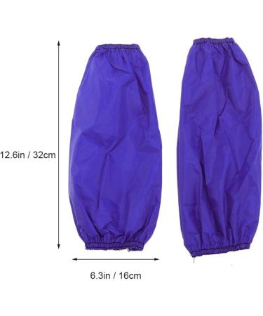 Healifty 5 Pairs Oversleeves Waterproof Kitchen Arm Cover Sleeves Oilproof PVC Forearm Protector for Dishwashing Cooking Gardening (Blue) - Buy Online on GoSupps.com