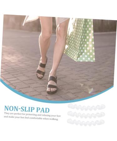 9 Pairs Anti-Slip Stickers for High Heels & Sandals | Comfortable Silicone Sole Pads & Zebra Design | Non-Slip Insole for Ultimate Grip - Buy Online on GoSupps.com