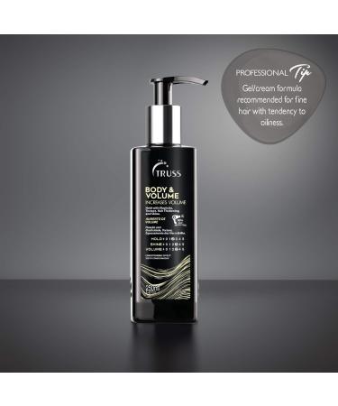 TRUSS Body & Volume Cream - Weightless Heat Activated Hair Product for Thin Oily Hair - Adds Volume Texture Shine & Elasticity (8.45oz) - International Shipping Available - Buy Online on GoSupps.com