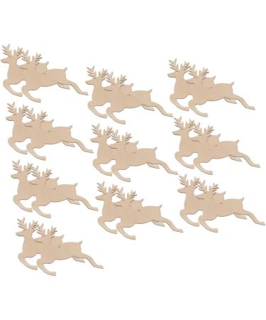 COHEALI 40 Pcs Christmas Ornaments Unfinished Christmas Wooden Wood Cutouts Accessories Manual Crafts As Shownx2pcs Size 2x2pcs - Buy Online on GoSupps.com