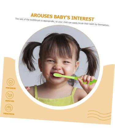 Healeved 32 Stk Little Crocodile Toothbrush - Cute Children's Baby Toothbrush for Effective Teeth Cleaning | Cartoon Design Ideal for Kids - Buy Online on GoSupps.com