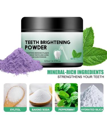 Magic Teeth Whitening Powder Magic Teeth Whitening Powder Magic Whitening Powder Xylitol Tooth Powder Breath Freshening Tooth Powder - Buy Online on GoSupps.com