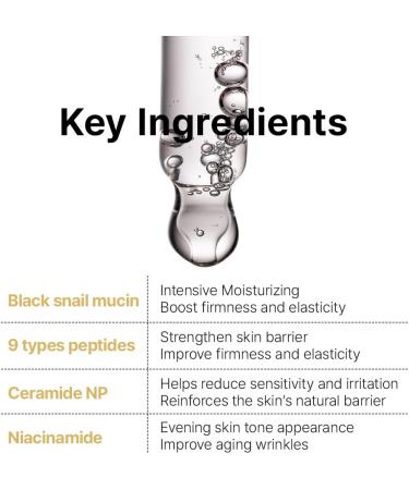 Farmstay Black Snail & Peptide 9 Perfect Toner Snail Mucin Toner for Elastic & Glow Skin Moisturizing & Anti-Aging Smooths & Refine Skin Texutre Korean Skin Care for Women & Men 4.05 Fl. Oz - Buy Online on GoSupps.com