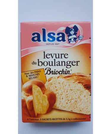 Alsa Baker's Yeast Briochin - The 5 sachets, 27.5 g