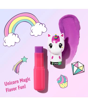 Lip Smacker Lippy Pals Set of 3 Flavored Moisturizing Lip Balms with Unicorn Magic Cuddly Cream Puff Panda and Sweet Kiwi Kitty - Buy Online on GoSupps.com