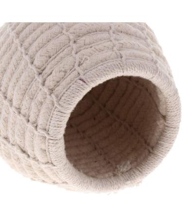 Tbkoly Rope Weave Bird Breeding Nest Bed House Toy for Budgie Parakeet Parrot Cage Perch Hatching Nesting Box beige - Buy Online on GoSupps.com