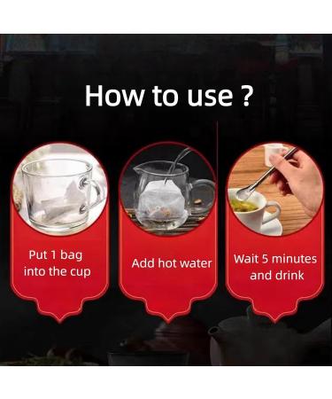 25 Bags Ginseng Six Treasure Tea Ginseng Five Treasures Tea Kidney Teas Formula Ginsengs & Mulberry Herbal Teas for Women - Buy Online on GoSupps.com