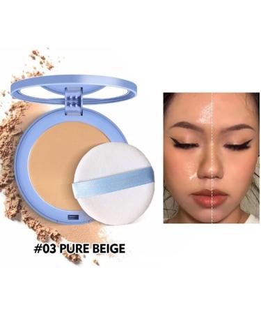 GAGK Matte Perfection Pressed Powder Matte Wet and Dry Powder Oil Control Face Pressed Powder Matte Smooth Setting Powder Waterproof Long Lasting Finishing Powder (Natural Beige) - Buy Online on GoSupps.com