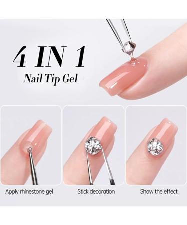 Long-Lasting Nail Glue Gel 15ml Gel Glue for Nail Tips | For Women Girls Teens Beginners Home Salon Party Manicure Practice Decoration - Buy Online on GoSupps.com