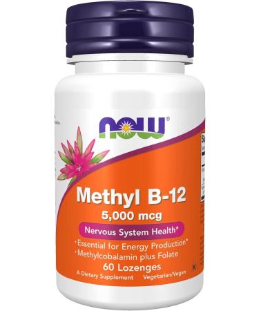 Now B-12 Methyl form 5000mcg 60Loz