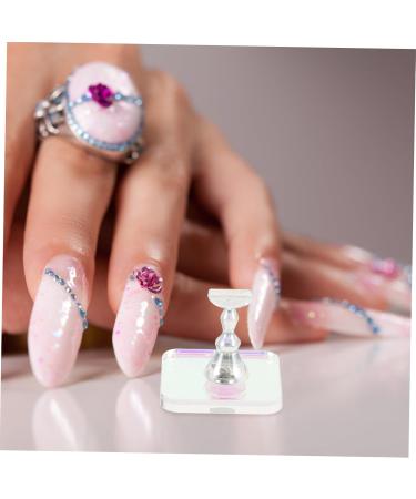 1 Set Magnetic Base Nail Stands for Press on Nail Display Stand Magnetic Nail Holder Press on Nail Stand Nail Supplies Nails Supply Nail Accessories Acrylic Square Exercise Board 2.8x2.8cm As Shown - Buy Online on GoSupps.com