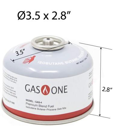 GasOne Camping Stove Fuel Blend: Isobutane for High Output and Efficiency - Buy Online on GoSupps.com