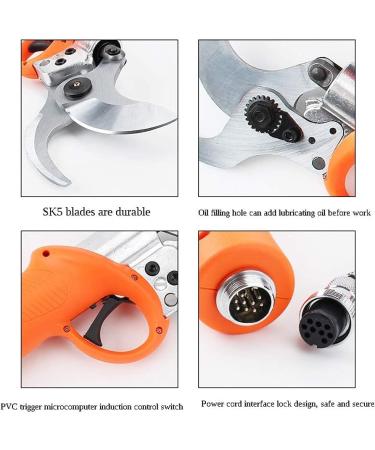 4.5 Cm Electric Pruning Shears Lever Rechargeable Ion Battery Electric Pruning Shears Thick Fruit Branch Shears Small Gift - Buy Online on GoSupps.com