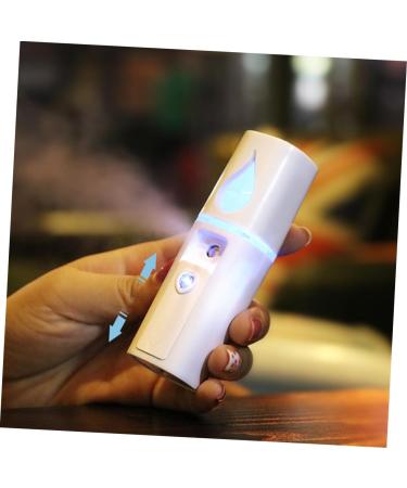 Baluue Nanometer Sprayer Makeup Brishes Face Sprayer Mini Face Humidifier Cool Face Mist Steamer White - Buy Online on GoSupps.com