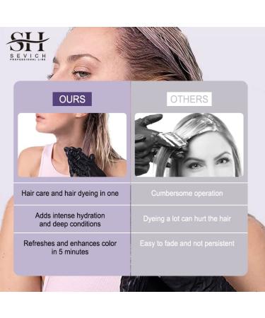 SEVICH Hair Color Depositing Mask - 3.5fl Oz - Semi Permanent Dye - Chocolate Shade 05 - Buy Online on GoSupps.com