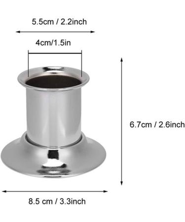 BANGHA Moxa Rolls - Stainless Steel Moxa Extinguisher Roller for Smokeless Moxibustion Massage (4cm) - Shop Internationally - Buy Online on GoSupps.com