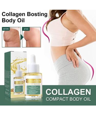 sjfscqr Collagen Lifting Body Oil Collagen Serum for Face Reduce Fine Lines and Wrinkles Anti-Aging Collagen Serum for Face - Buy Online on GoSupps.com