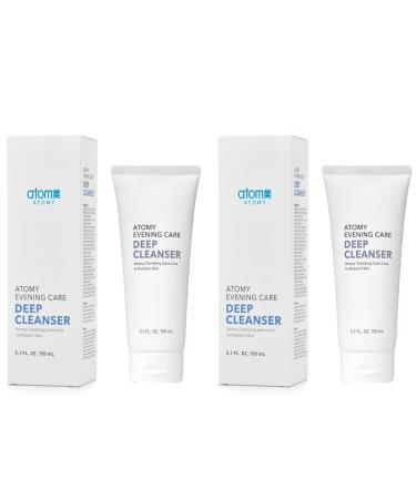 GASHINA STORY ATOMY Evening Care Deep Cleanser - 150ml x 2 pack Facial Foam Face Wash