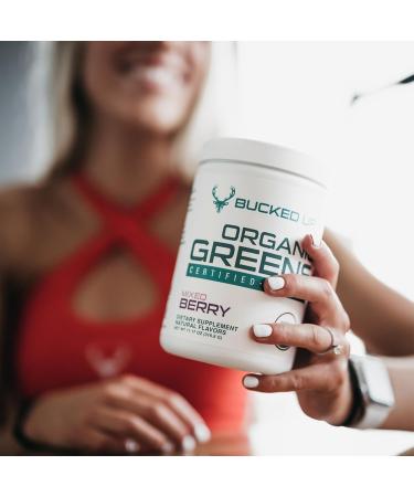 Greens Superfood Powder Mixed Berry | 8 Most Essential Mixed Greens | Certified 100% Organic | Chlorella Spinach Kale Spirulina Alfalfa Broccoli Wheat Grass & Barley Grass | 30 SERV | 11.17 OZ - Buy Online on GoSupps.com