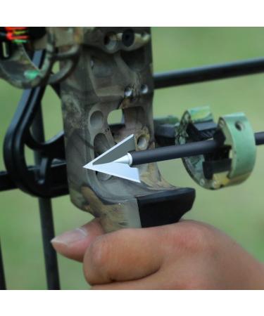 DEEPOWER Broadheads 100 125 Grain 6 Pack | Solid 3 Blades Fixed Archery Broadheads - Buy Online on GoSupps.com
