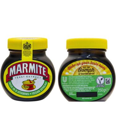 Marmite Yeast Extract Spread 250g & Kraft Vegetable Yeast Extract 220g | Perfect on toast for a unique and delicious breakfast | Pack of 2 - Buy Online on GoSupps.com