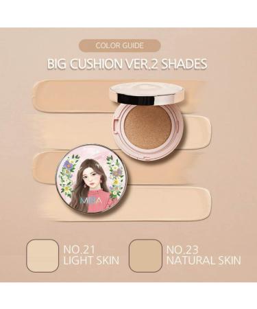 MIBA Ionized Calcium Foundation Double Cushion RX Refill 25g/0.88oz - SPF50+ PA++++ for Dewy Skin - Buy Online on GoSupps.com