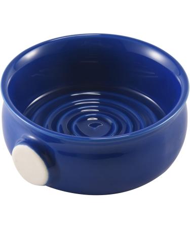 Buy Wresetly Royal Blue Ceramic Men's Shaving Mug Bowl | Wide Opening for Brush & Soap | Ideal for Grooming - Buy Online on GoSupps.com
