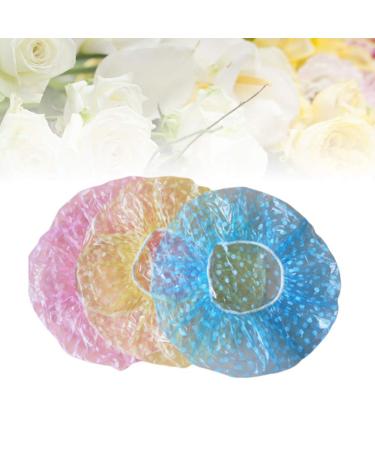 Uonlytech 60pcs Colorful Dots Disposable Shower Cap for Home & Travel - Mixed Delivery - Buy Online on GoSupps.com