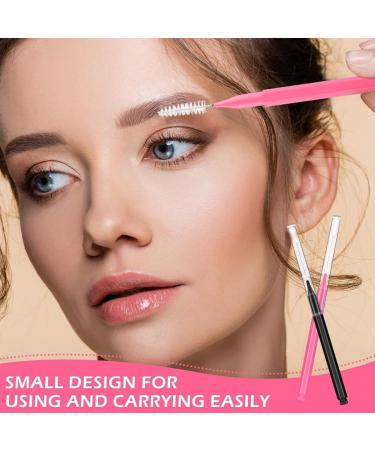 Viodmss Set of 150 Mini Eyebrow Brushes with Caps for Brow Lamination and Eyelash Lifting Tools - Buy Online on GoSupps.com