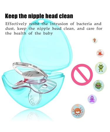 10-Piece Blue Pacifier Storage Box Set - Portable Dustproof Organizer for Babies - Buy Online on GoSupps.com