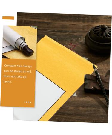 COHEALI 2pcs Blank Rice Paper Scroll Blank Painting Scrolls Portable Poster Ink Painting Paper Wall Hanging Yellowx2pcs 1.5X40X117CMx2pcs - Buy Online on GoSupps.com