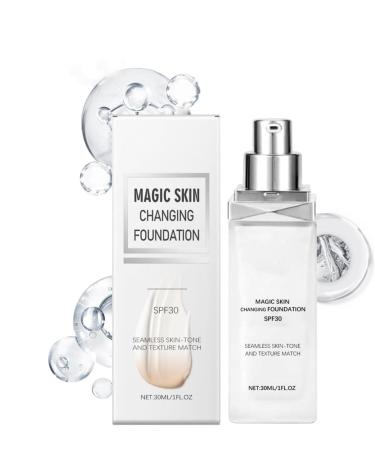  Hugsweet Hugsweet Makeup Changing Foundation Color Changing Liquid Foundation - Full Coverage Foundation Makeup Warm Foundation Waterproof Foundation for Women  - Buy Online on GoSupps.com