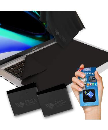 Microfiber Cleaning Cloth 14 with 2 Black Screen/Keyboard Covers for MacBook Pro and Laptop 14 - Buy Online on GoSupps.com