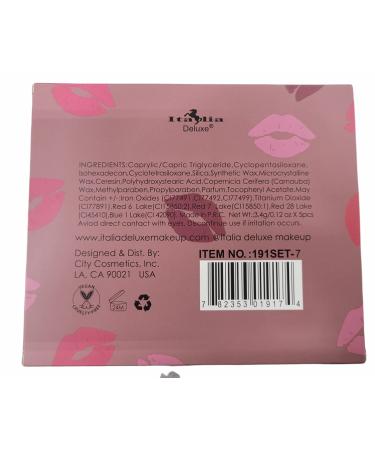 Italia Deluxe Top Five Mousse Matte Lipstick Set - Baddie Babe Collection - Buy Online on GoSupps.com
