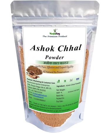CROW VedaYug Ashoka Bark Powder 100g Ashoka Chaal Saraca Indica Asoca Chhal Powder Pure & Organically Processed Fine Powder 100g