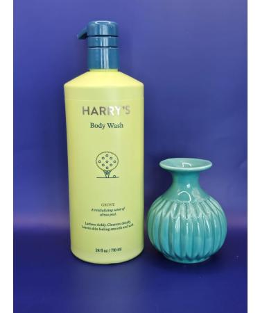 Citrus Grove Body Wash 24 Fl Oz - Paraben & Sulfate Free - Made in USA - Green/Navy Pump Bottle - International Shipping Available - Buy Online on GoSupps.com