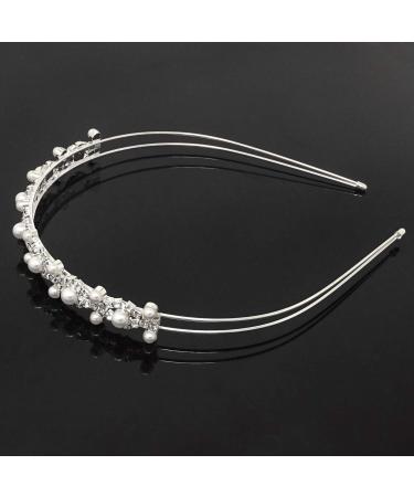 Honbay Wedding Hair Piece - Fashion Bridal Hair Accessories with Crystals and Pearls - Buy Online on GoSupps.com